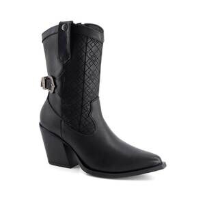 NEW FORASTERO women's leather ankle boots in black